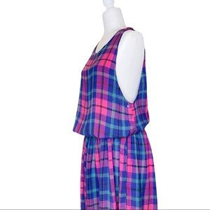 Vintage plaid tan dress, One Dress, Three Ways